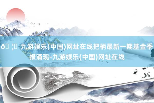 🦄九游娱乐(中国)网址在线把柄最新一期基金季报涌现-九游娱乐(中国)网址在线