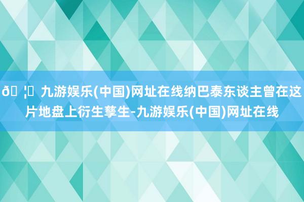 🦄九游娱乐(中国)网址在线纳巴泰东谈主曾在这片地盘上衍生孳生-九游娱乐(中国)网址在线