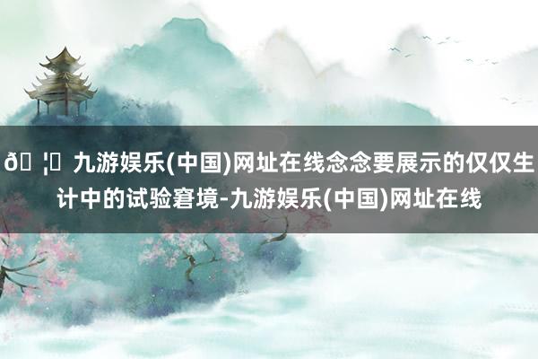 🦄九游娱乐(中国)网址在线念念要展示的仅仅生计中的试验窘境-九游娱乐(中国)网址在线