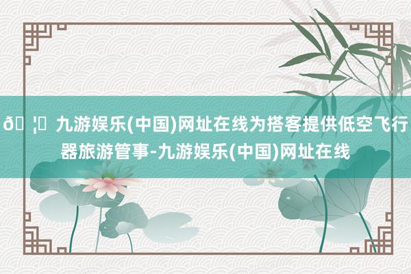 🦄九游娱乐(中国)网址在线为搭客提供低空飞行器旅游管事-九游娱乐(中国)网址在线