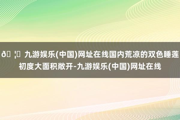 🦄九游娱乐(中国)网址在线国内荒凉的双色睡莲初度大面积敞开-九游娱乐(中国)网址在线