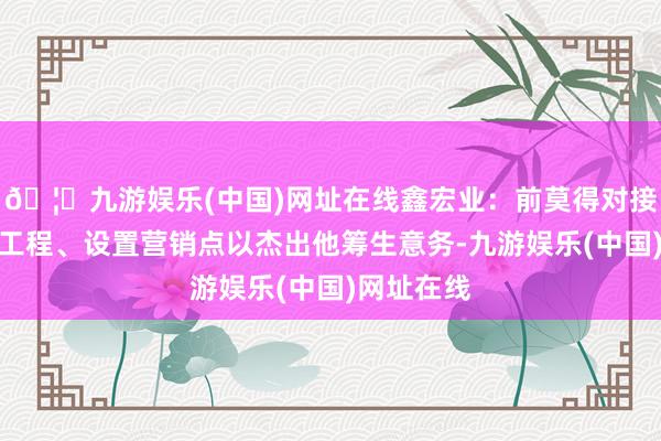 🦄九游娱乐(中国)网址在线鑫宏业：前莫得对接雅江电站工程、设置营销点以杰出他筹生意务-九游娱乐(中国)网址在线