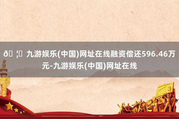 🦄九游娱乐(中国)网址在线融资偿还596.46万元-九游娱乐(中国)网址在线