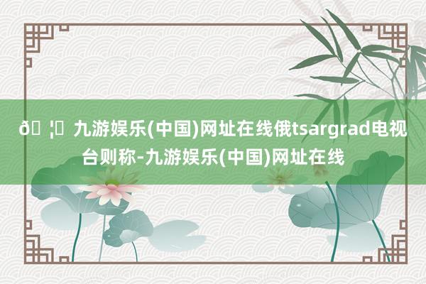 🦄九游娱乐(中国)网址在线俄tsargrad电视台则称-九游娱乐(中国)网址在线